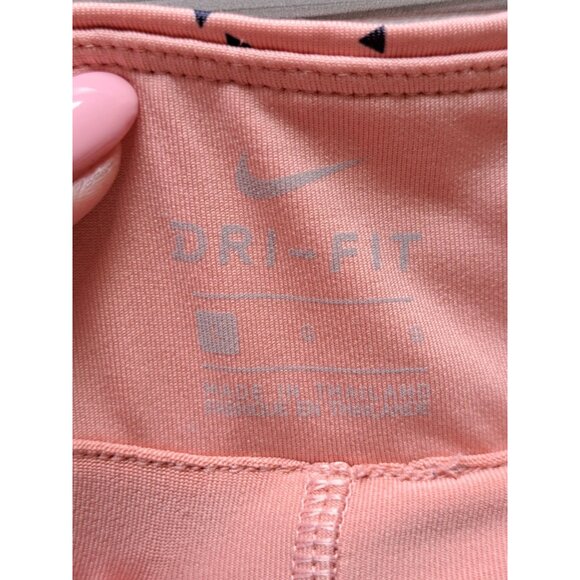 Nike Womens Large Dri-FIT Pink Peach Printed Golf Skirt Skort With Pockets - Picture 7 of 10